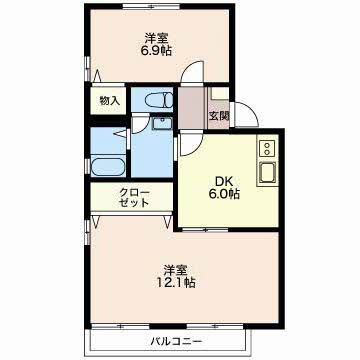 フレグランス東小鷹野Cの間取り