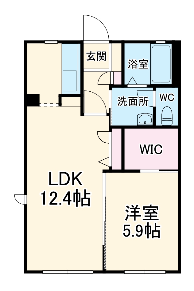 シャーメゾンフィオーレBの間取り