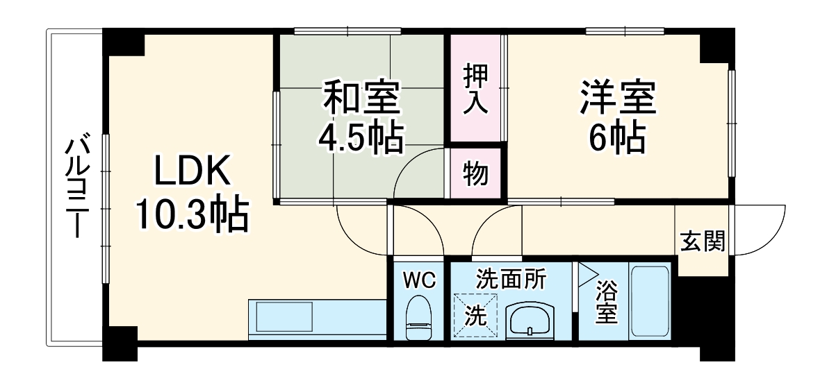 アーバ姫島公園の間取り