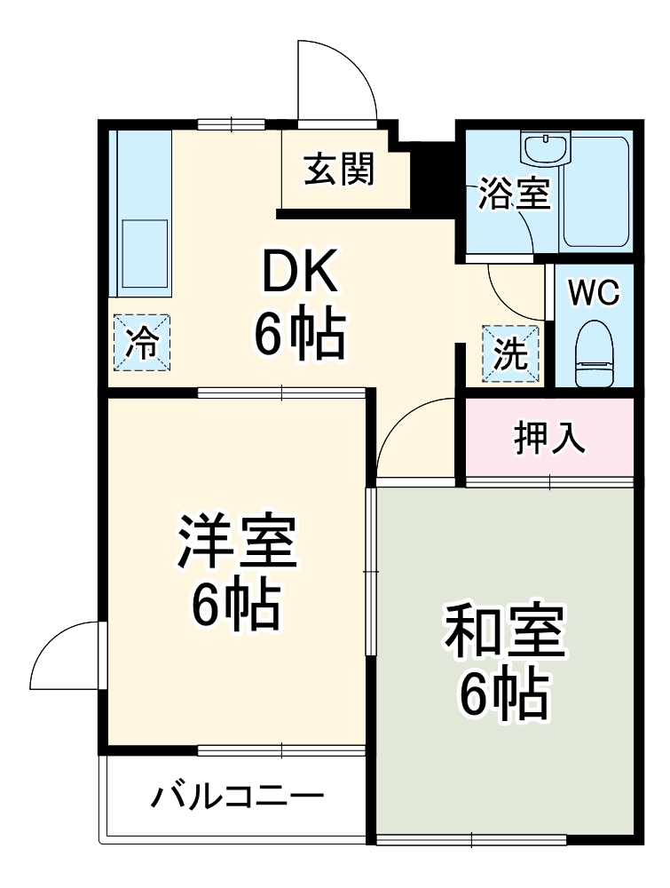 アーリーバードB棟の間取り