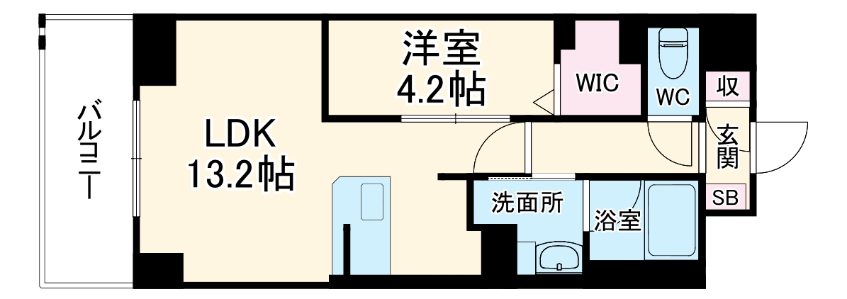サンエール南堀江の間取り
