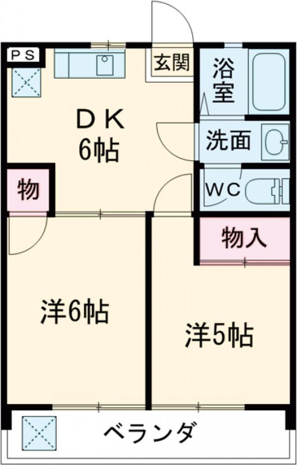 クレインマンションの間取り