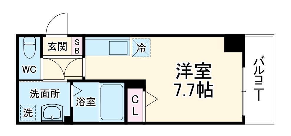 エスカーサ京都西陣の間取り