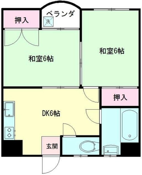 メゾン岡本の間取り