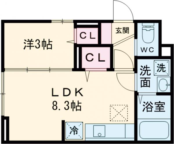 セレスティア柴又Ⅳの間取り