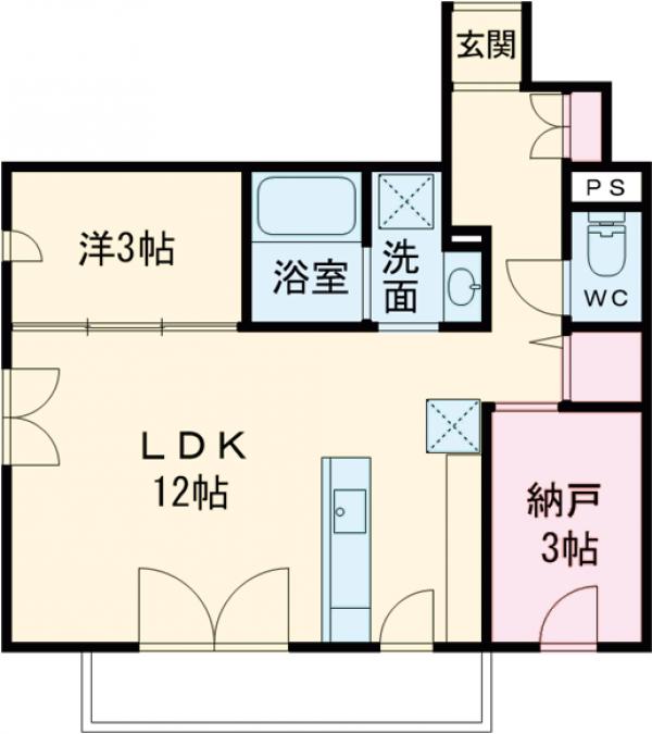 ラサハウス・アネックスの間取り