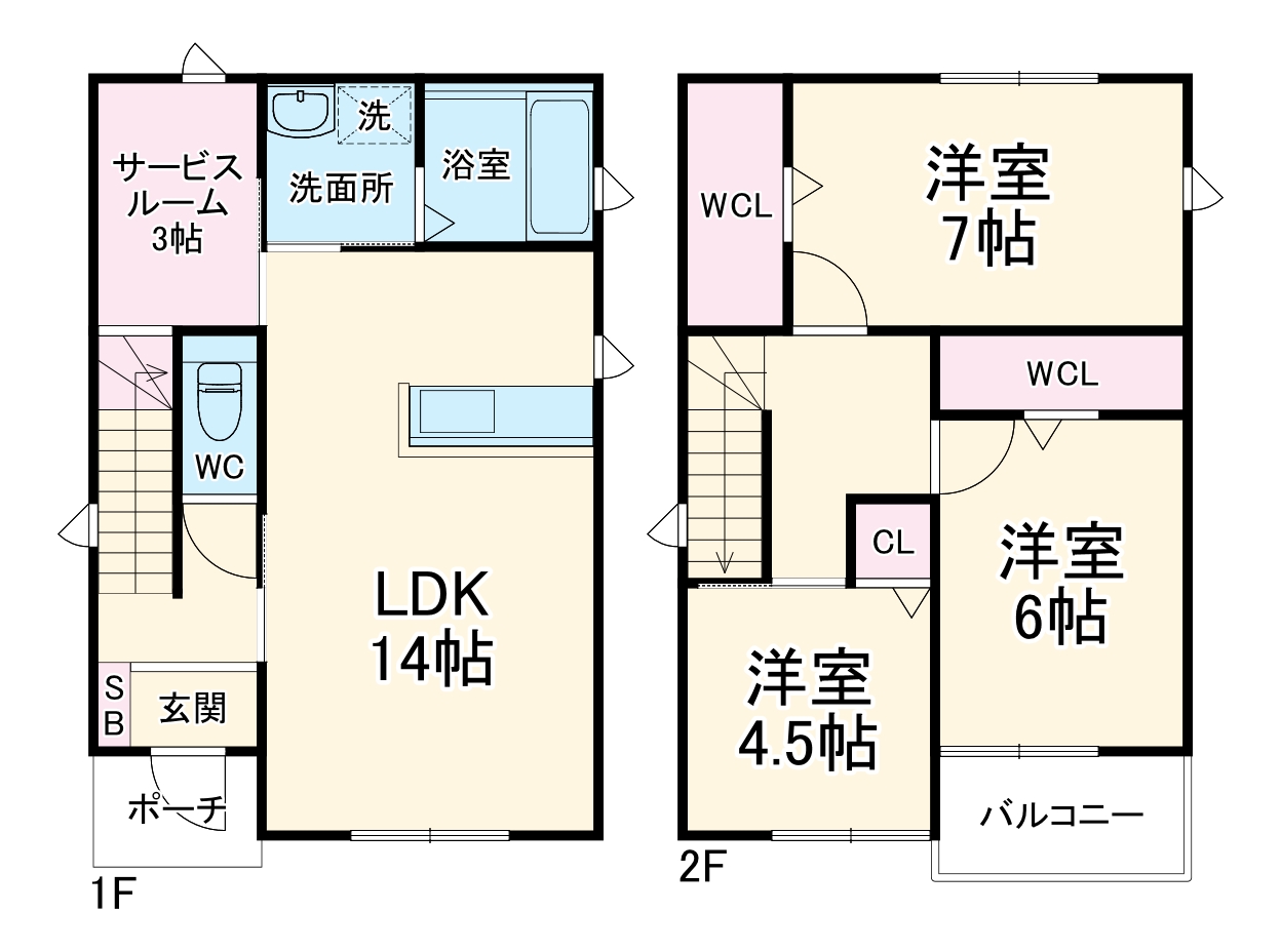 豊が丘2810KODATEX Ⅴの間取り