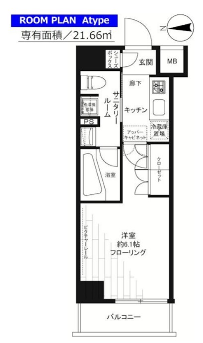 ステージグランデ大森アジールコートの間取り