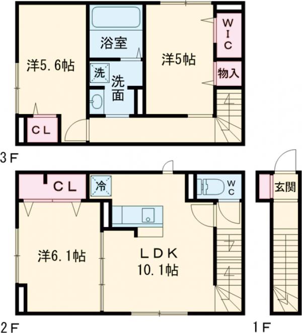 セレスティア柴又Ⅳの間取り