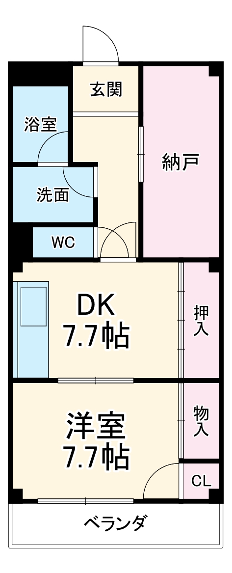 ルミエール丘上の間取り