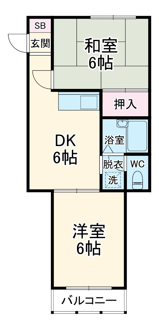 メゾンドコリンヌの間取り