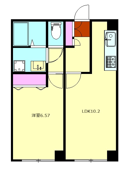 プチシャトー矢作の間取り