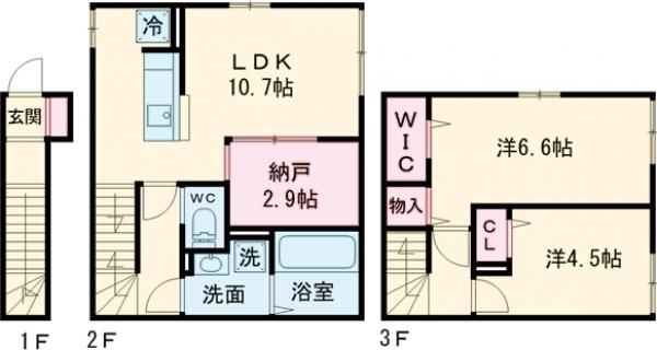 セレスティア柴又Ⅳの間取り