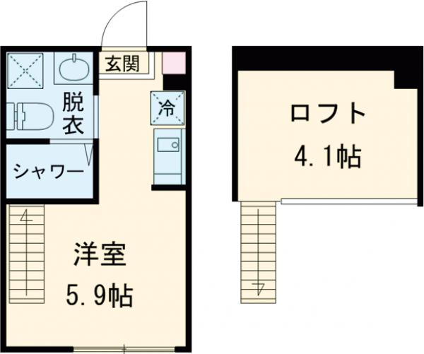 ハーモニーテラス上石神井Ⅴの間取り