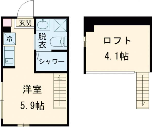 ハーモニーテラス上石神井Ⅴの間取り