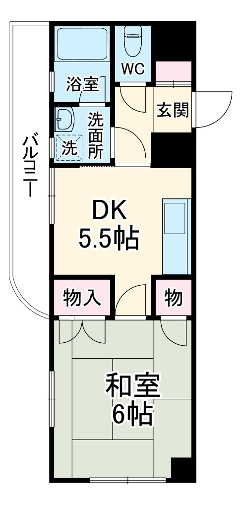 鷺沼ハイムの間取り
