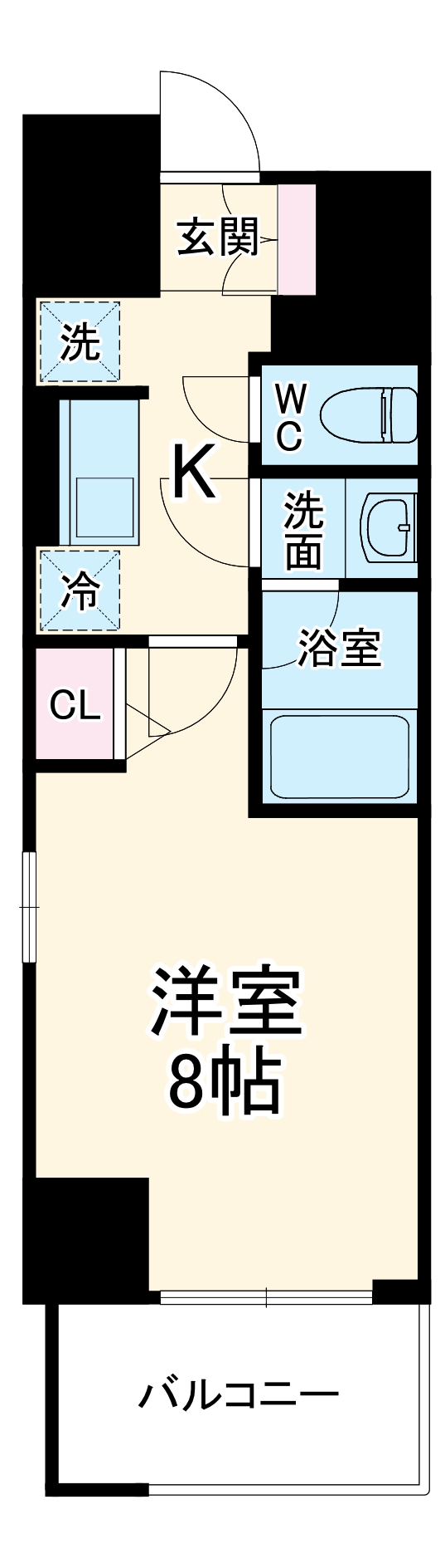 BPRレジデンス丸の内(旧ラグゼナ丸の内)の間取り