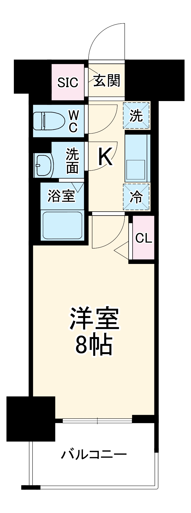 L&Cレジデンス鶴舞公園の間取り