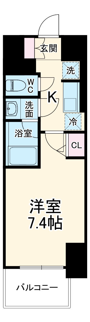BPRレジデンス丸の内(旧ラグゼナ丸の内)の間取り