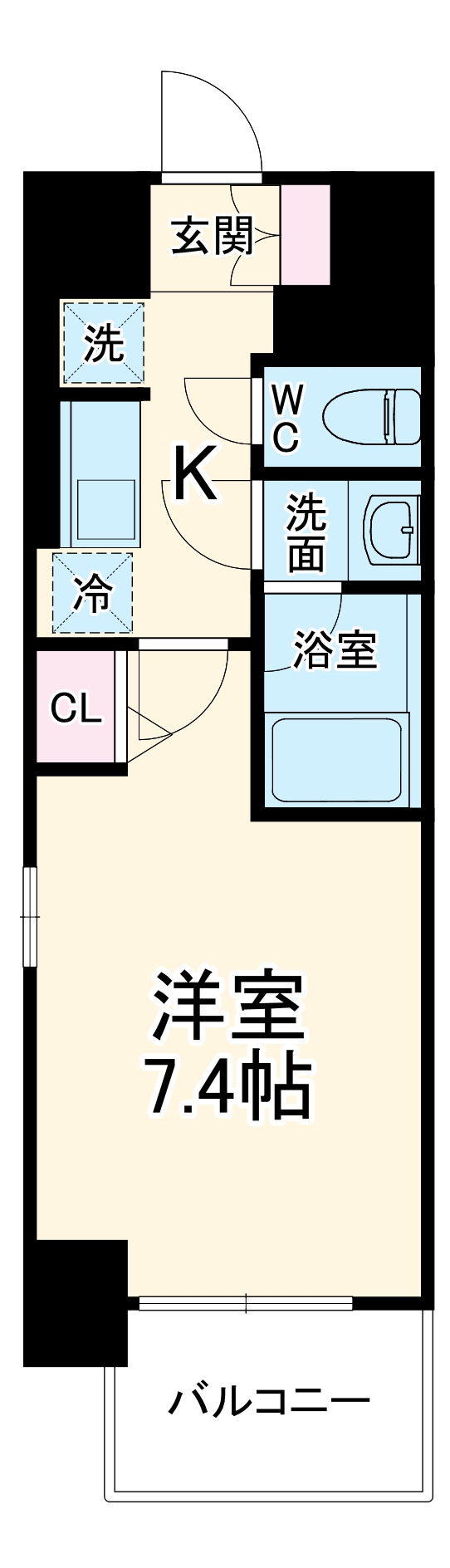 BPRレジデンス丸の内(旧ラグゼナ丸の内)の間取り