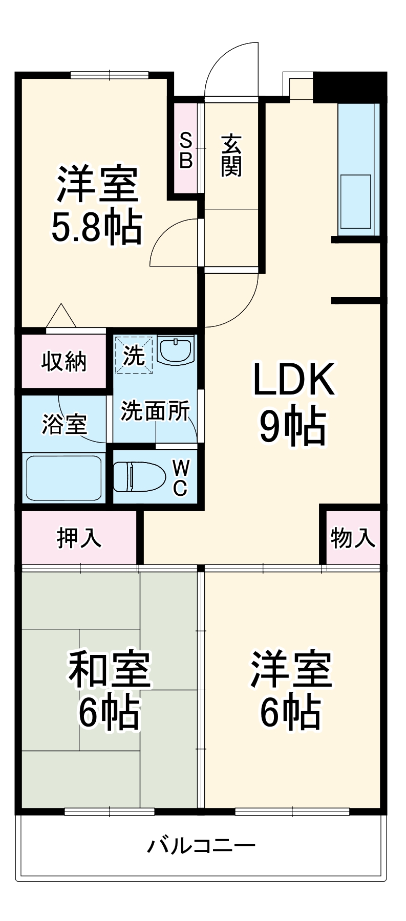 メゾンルミエールの間取り