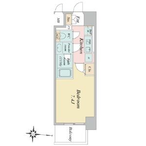 BPRレジデンス丸の内(旧ラグゼナ丸の内)の間取り