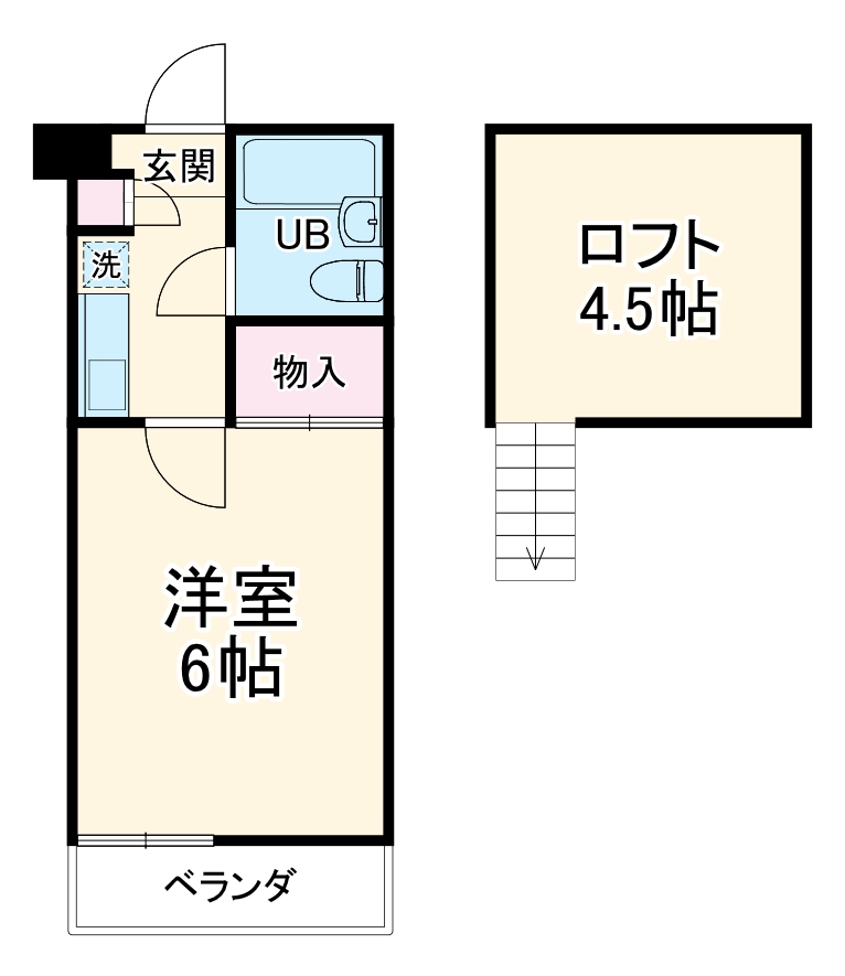 キャトルリッチの間取り