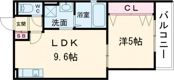 パークス長岡京の間取り
