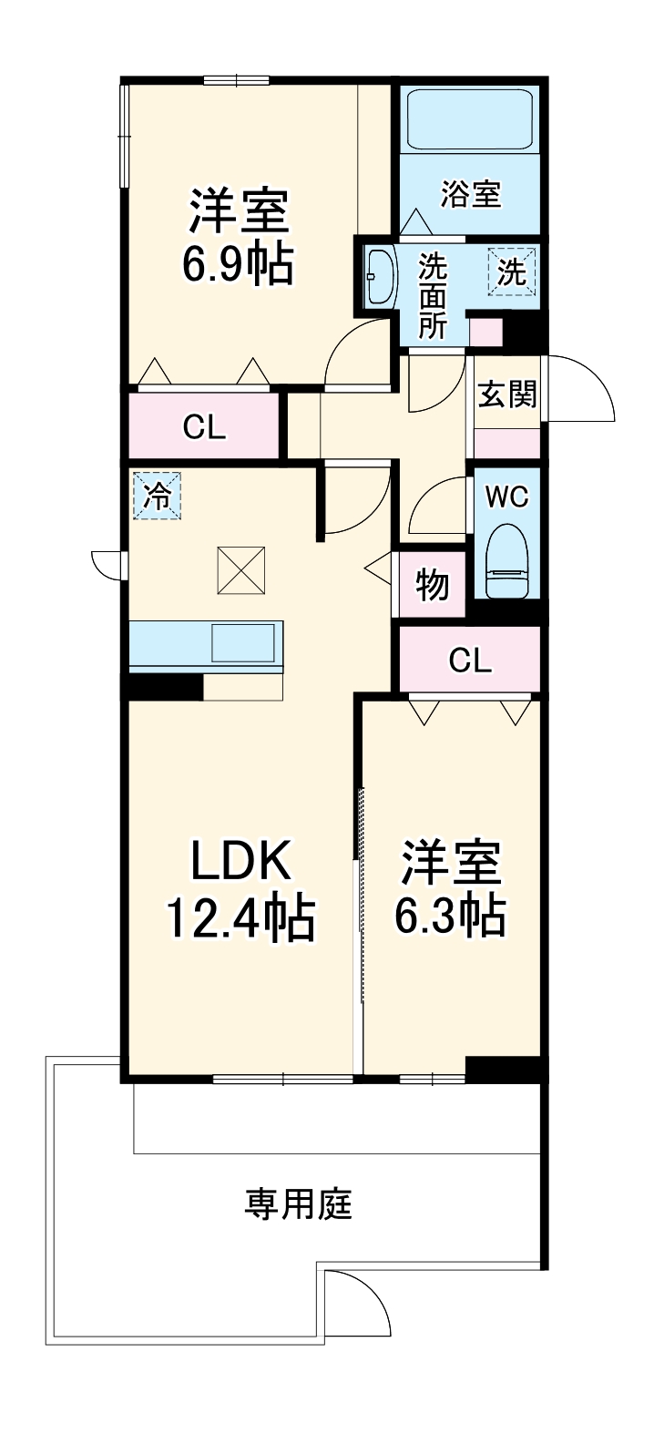メゾンセリーブの間取り