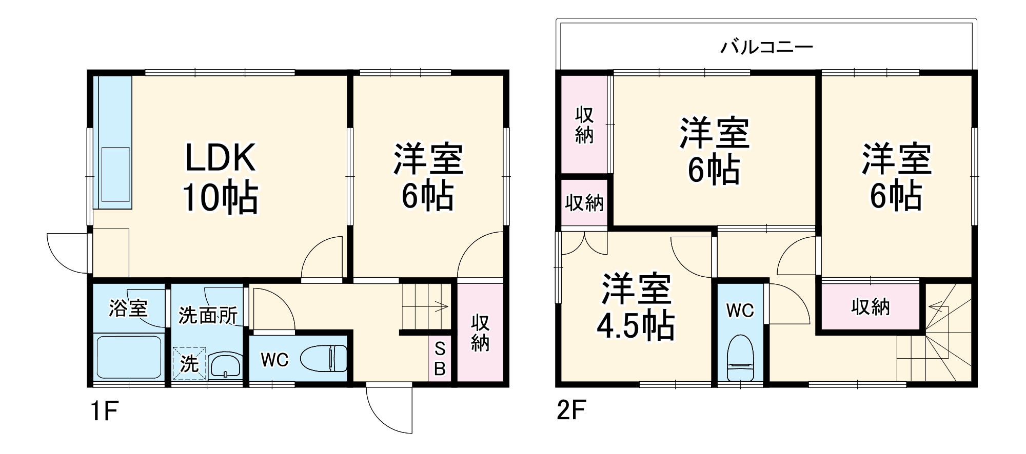 二俣川戸建の間取り