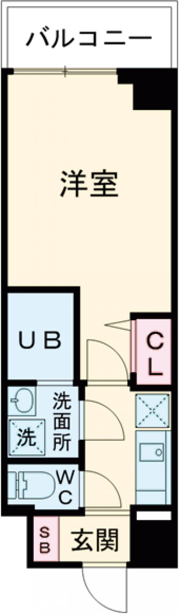 Alivis東瑞江の間取り