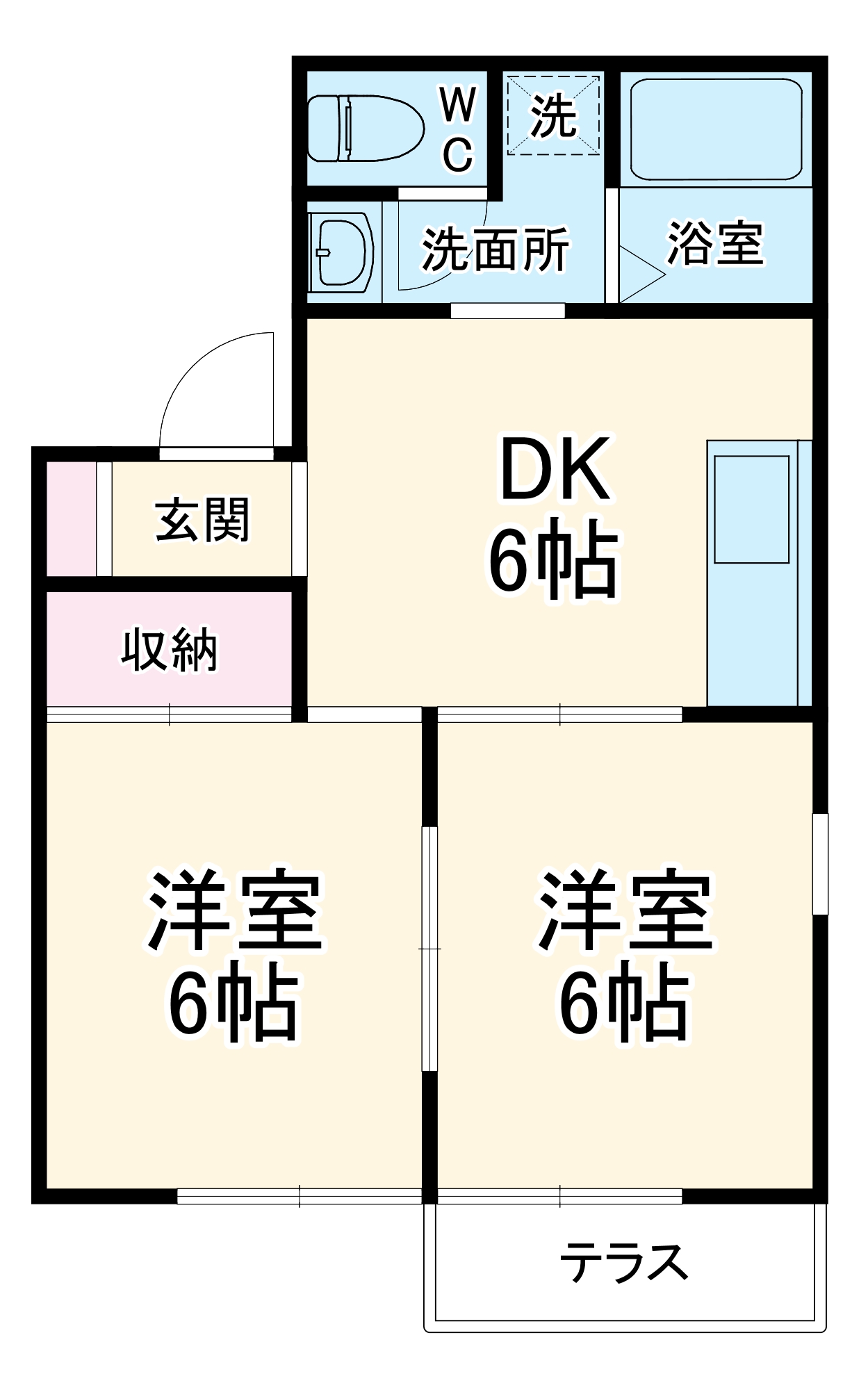 コーポ元橋本の間取り
