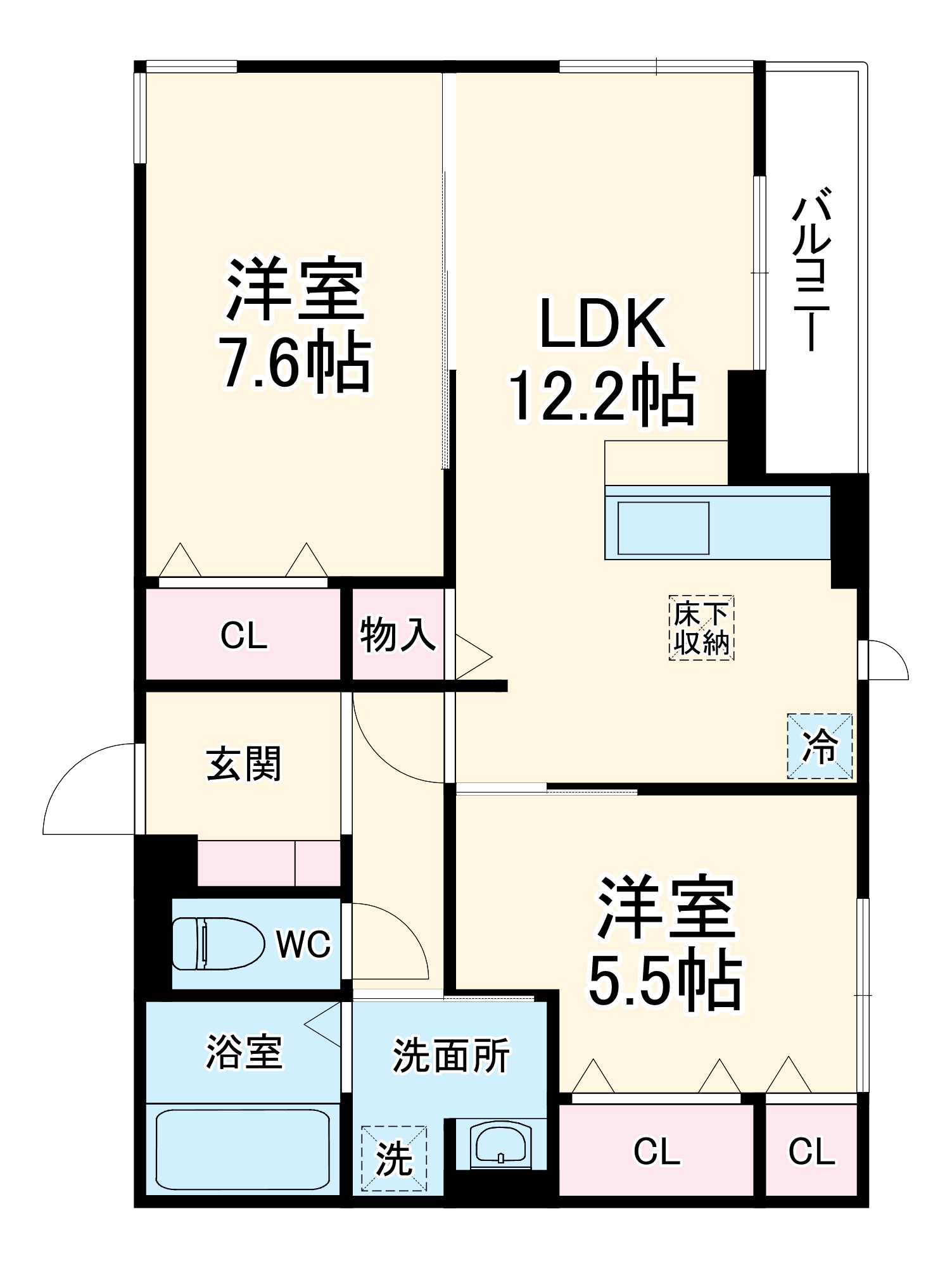 メゾンセリーブの間取り