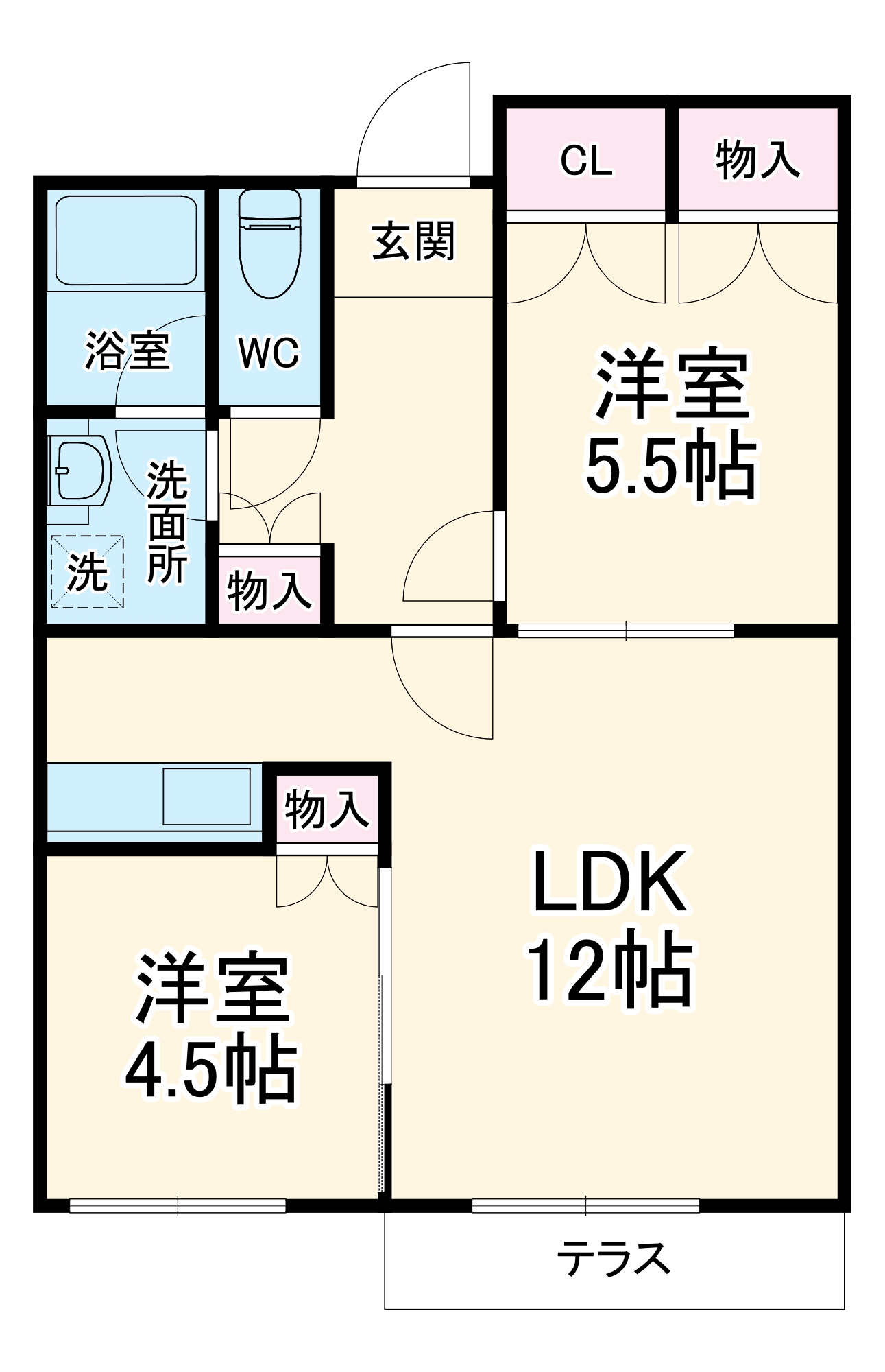 フレグランス湘南台の間取り