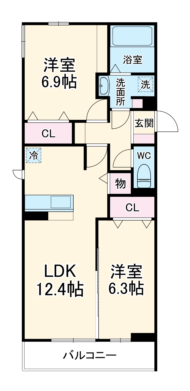 メゾンセリーブの間取り