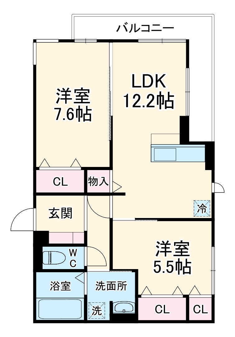 メゾンセリーブの間取り