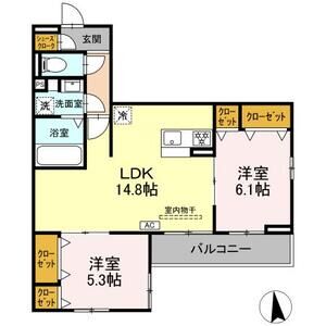 メゾンセリーブの間取り