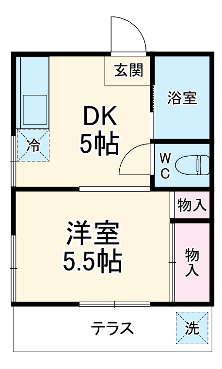 宝栄ハイツ根岸台の間取り