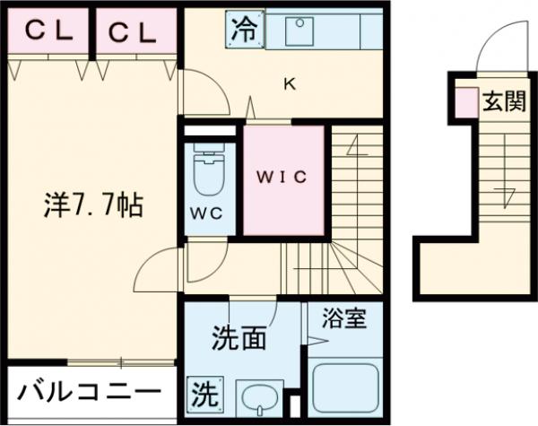 リブリ・COBOREBIの間取り