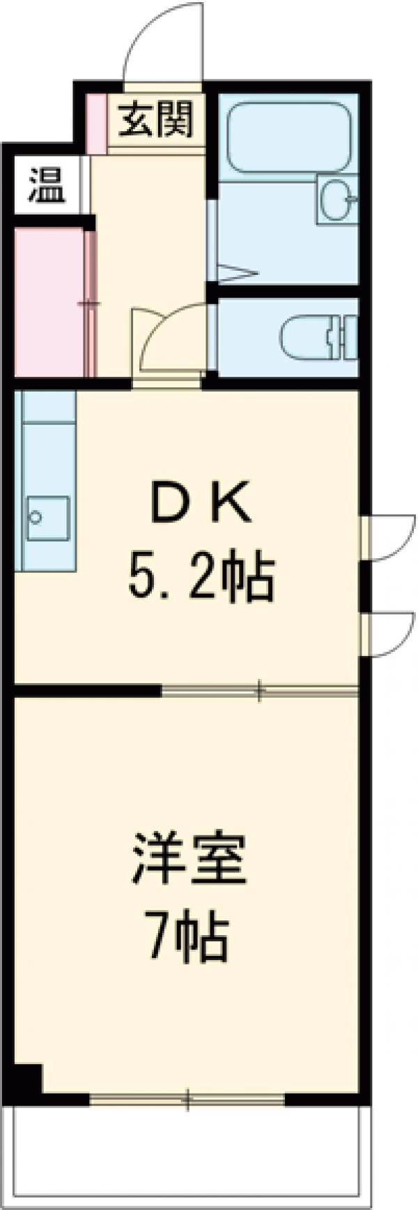 サンバティークの間取り