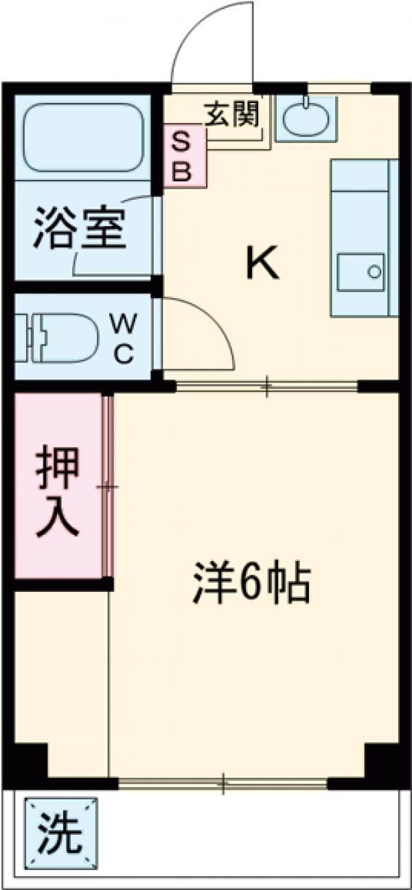 第2スザキハイツの間取り