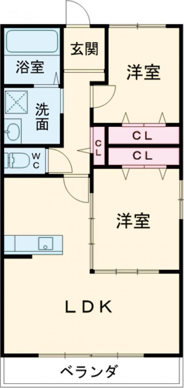 ペシーブルの間取り