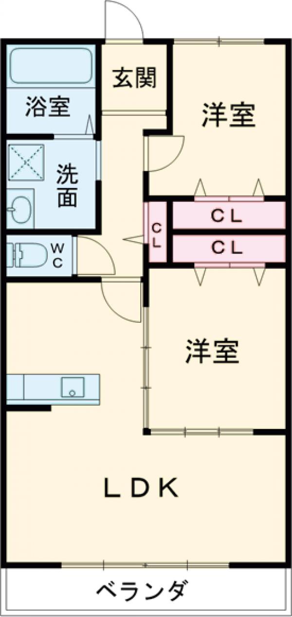 ペシーブルの間取り