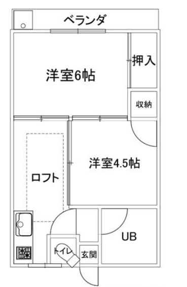 栄ビルの間取り