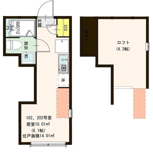 ホワイトナイトの間取り