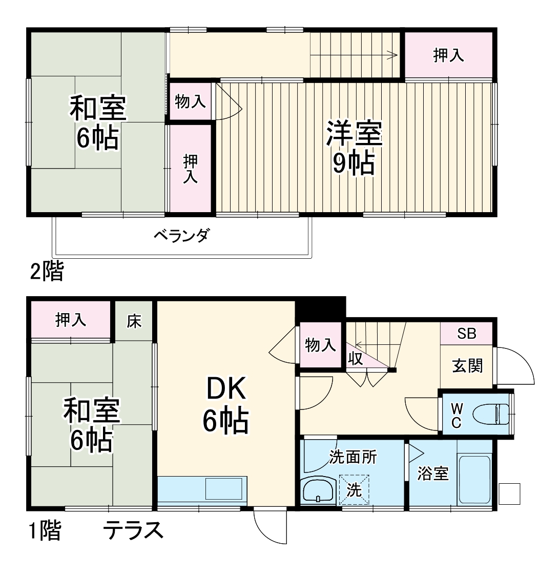 Casa Hidamariの間取り