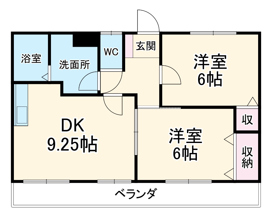 グランディアム香坂の間取り
