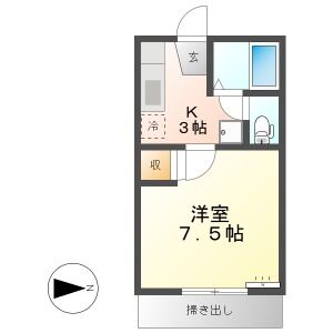 コーポ南金井の間取り