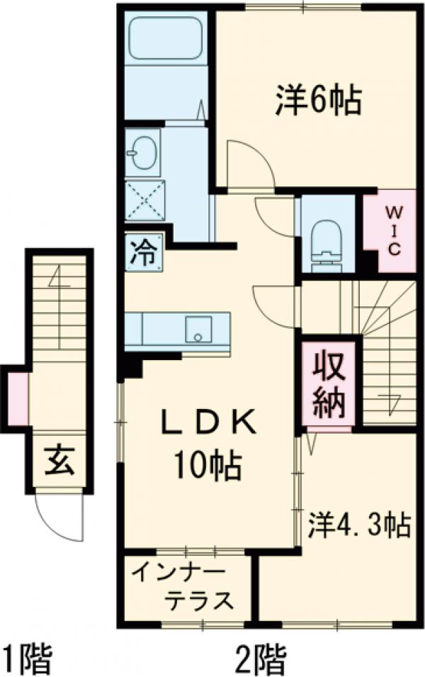 セラヴィの間取り