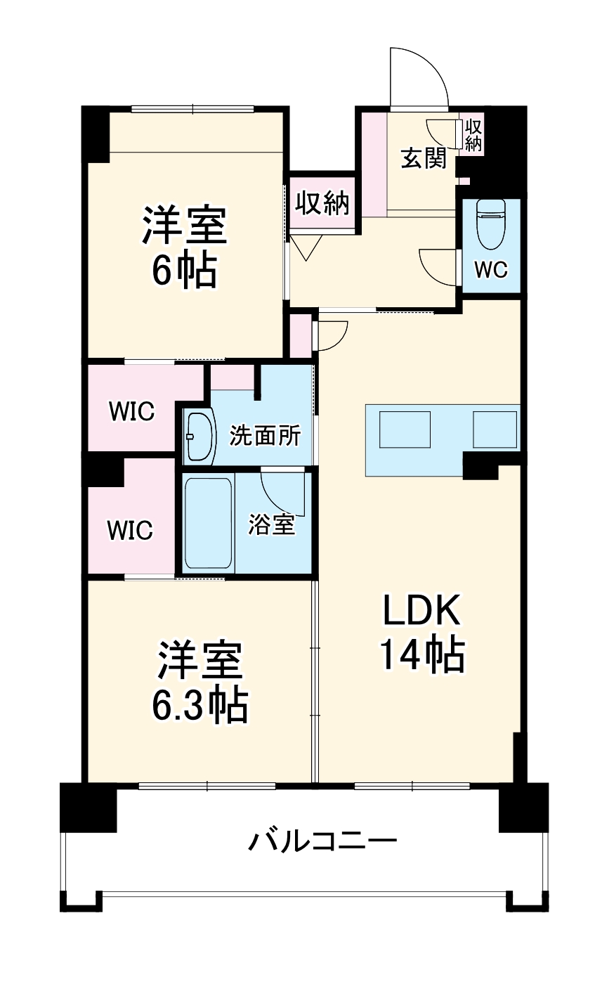 Roothill 10の間取り